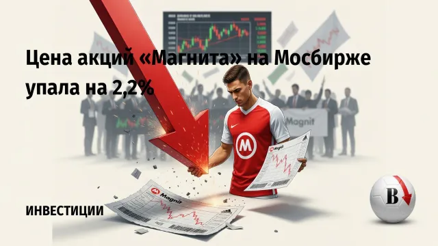 Акции Магнита падают. Минус 2% за день